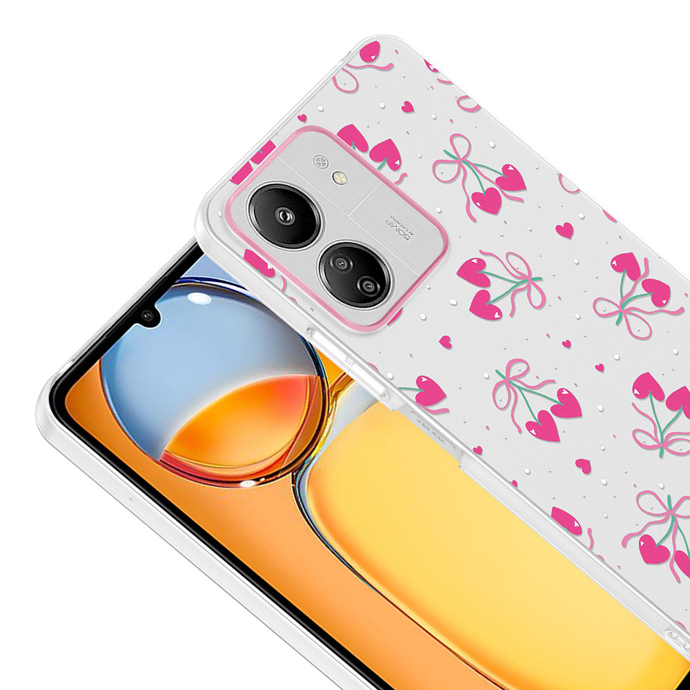 Xiaomi Redmi 13C Kılıf Kamera Korumalı Desenli Zore Klip Kapak