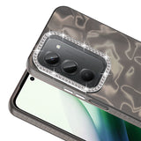 Xiaomi Redmi 15 Kılıf Airbagli Parlak Taş Detay Tasarımlı Zore Esila Kapak