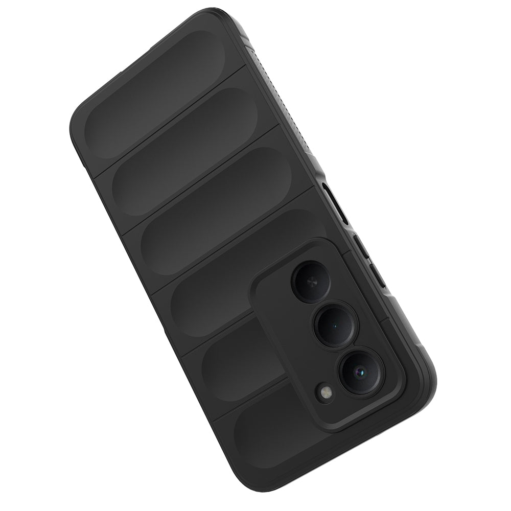 Xiaomi Redmi 15 Kılıf Esnek TPU Oyuklu Arka Yüzey Tasarımlı Zore Etnik Silikon Kapak