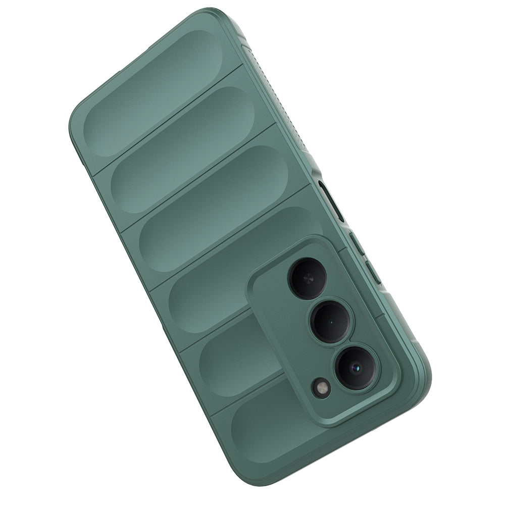 Xiaomi Redmi 15 Kılıf Esnek TPU Oyuklu Arka Yüzey Tasarımlı Zore Etnik Silikon Kapak