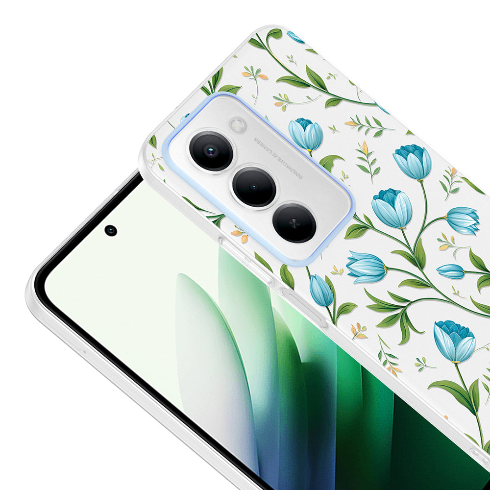 Xiaomi Redmi 15 Kılıf Kamera Korumalı Desenli Zore Klip Kapak