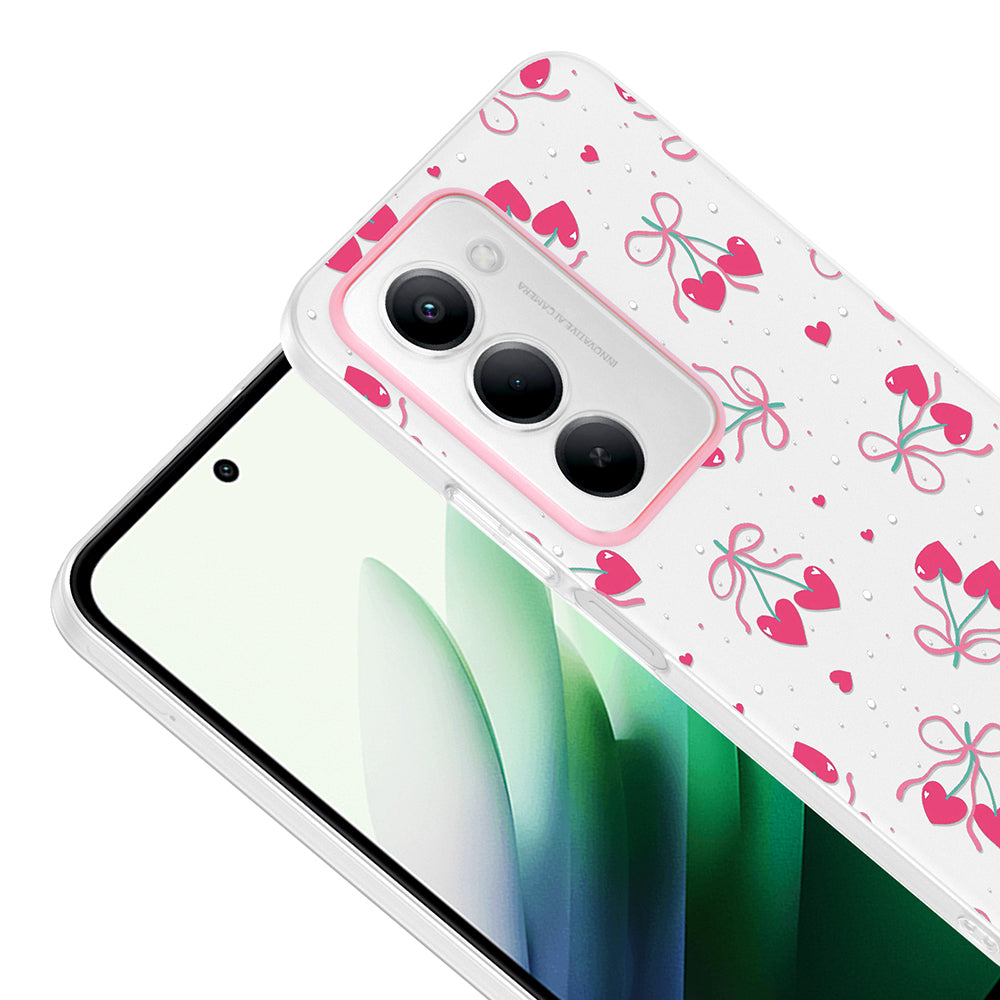 Xiaomi Redmi 15 Kılıf Kamera Korumalı Desenli Zore Klip Kapak