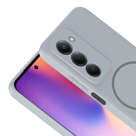Xiaomi Redmi 15 Kılıf M-safe Şarj Özellikli Zore Meta Kapak