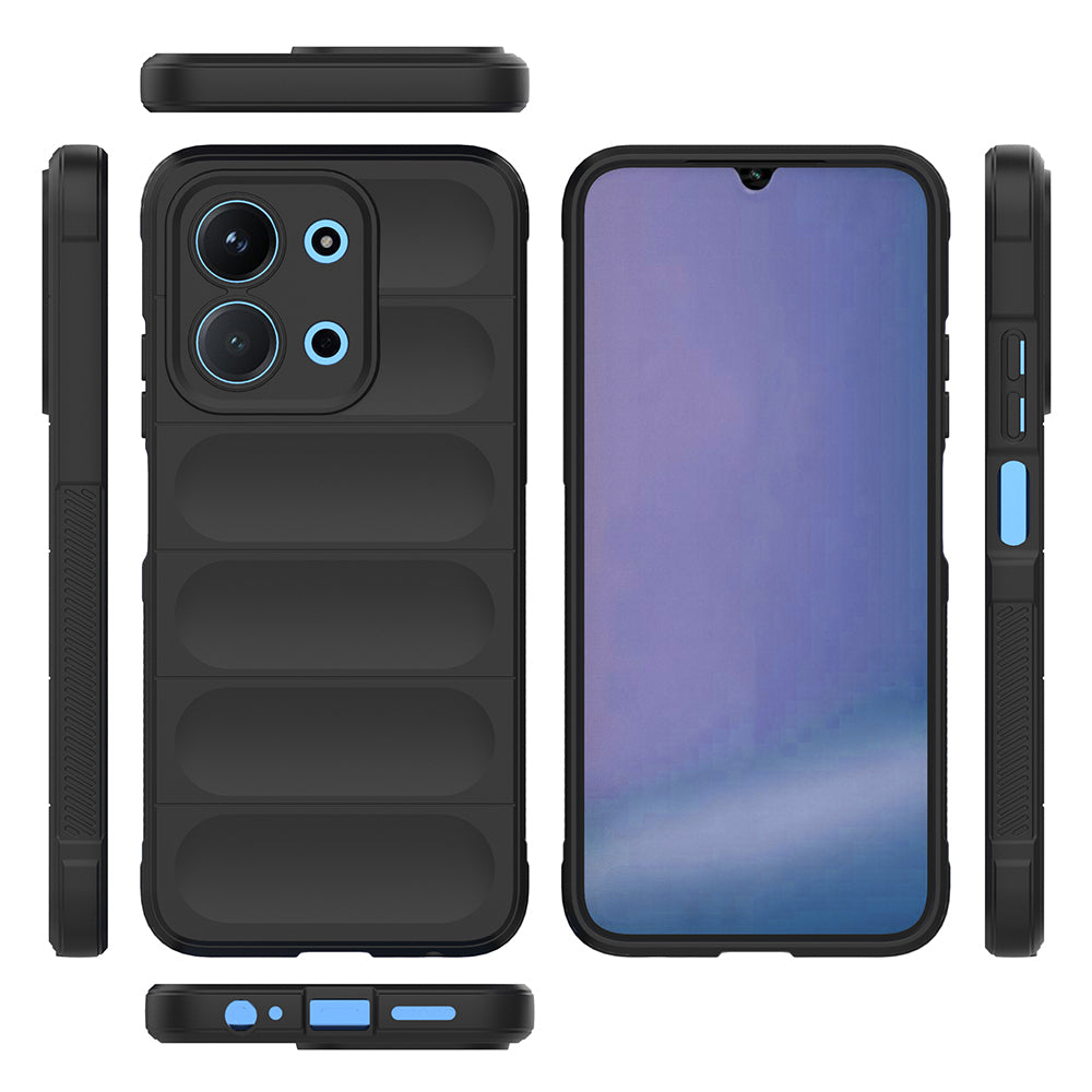 Xiaomi Redmi 15C 4G Kılıf Esnek TPU Oyuklu Arka Yüzey Tasarımlı Zore Etnik Silikon Kapak