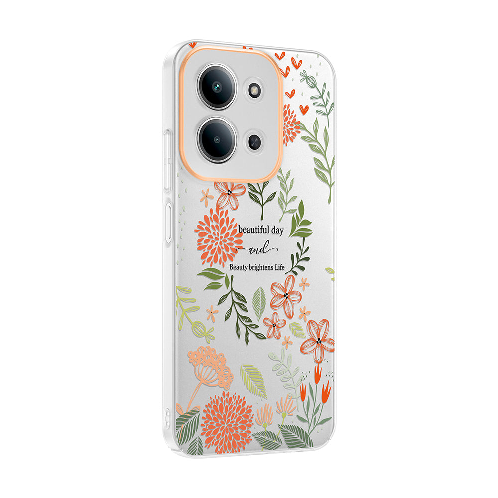 Xiaomi Redmi 15C Kılıf Kamera Korumalı Desenli Zore Klip Kapak