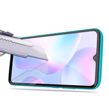 Xiaomi Redmi 9 Zore Kenarları Kırılmaya Dayanıklı Cam Ekran Koruyucu