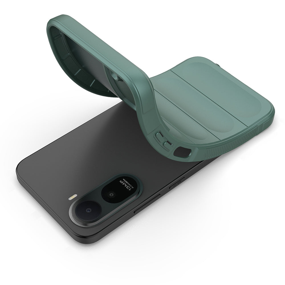 Xiaomi Redmi A7 Pro Kılıf Esnek TPU Oyuklu Arka Yüzey Tasarımlı Zore Etnik Silikon Kapak