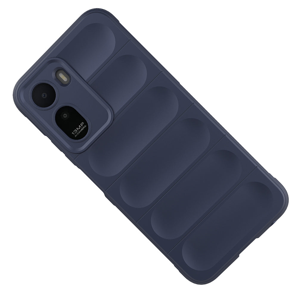 Xiaomi Redmi A7 Pro Kılıf Esnek TPU Oyuklu Arka Yüzey Tasarımlı Zore Etnik Silikon Kapak