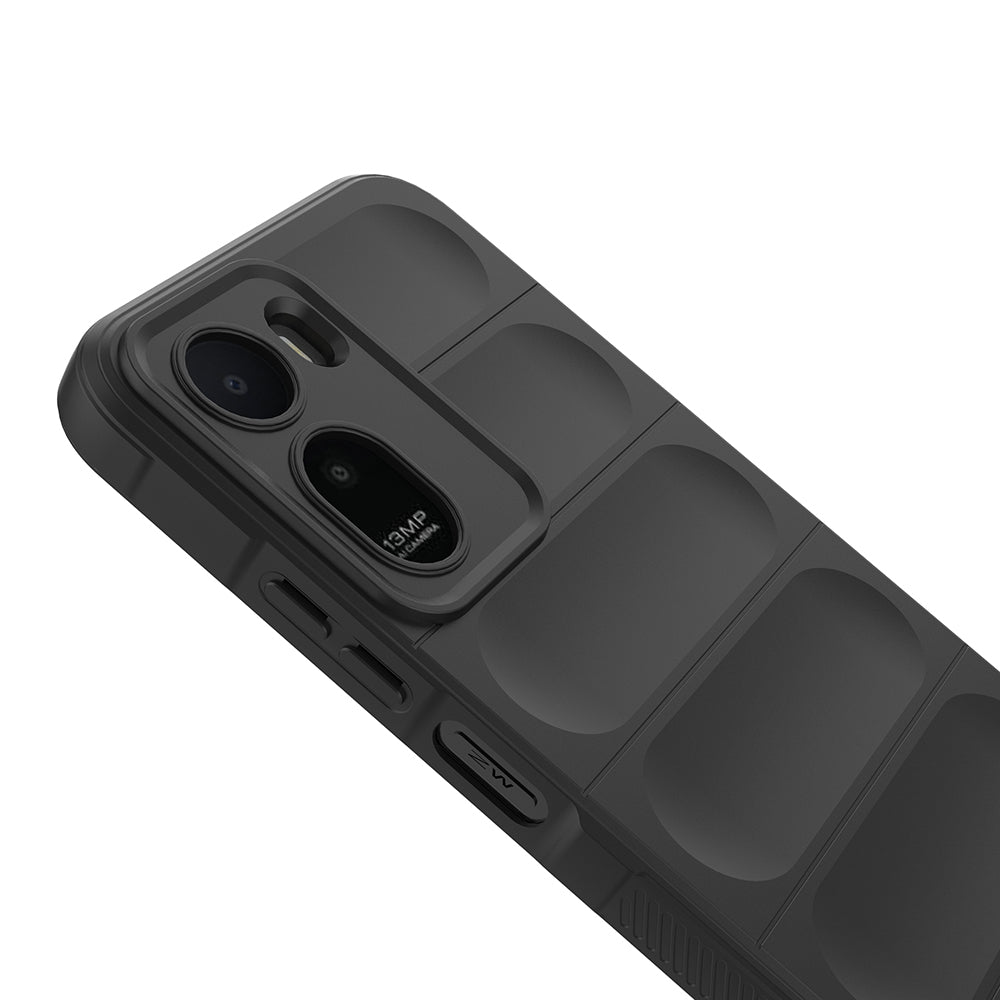 Xiaomi Redmi A7 Pro Kılıf Esnek TPU Oyuklu Arka Yüzey Tasarımlı Zore Etnik Silikon Kapak