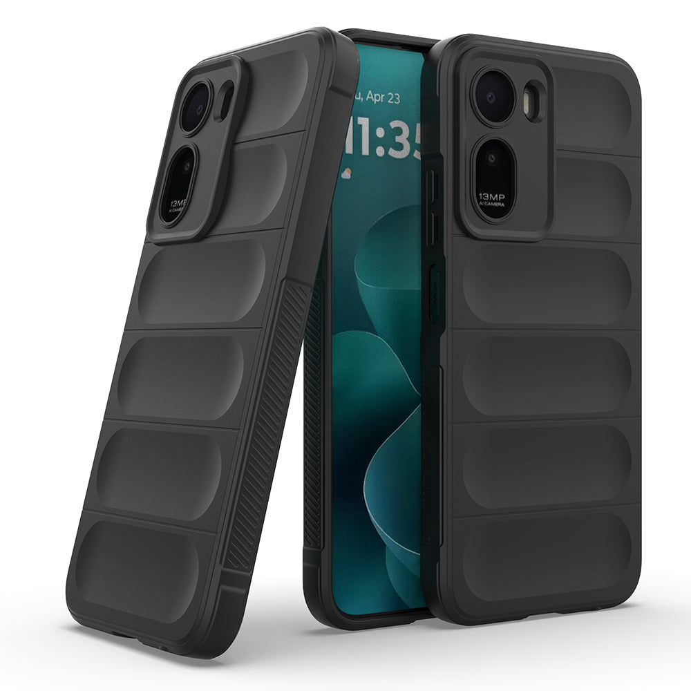Xiaomi Redmi A7 Pro Kılıf Esnek TPU Oyuklu Arka Yüzey Tasarımlı Zore Etnik Silikon Kapak