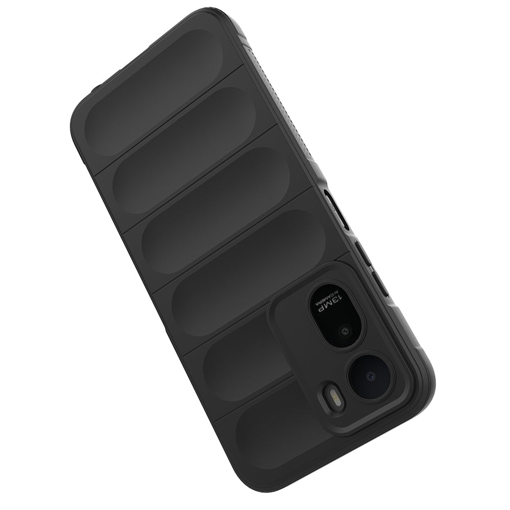 Xiaomi Redmi A7 Pro Kılıf Esnek TPU Oyuklu Arka Yüzey Tasarımlı Zore Etnik Silikon Kapak