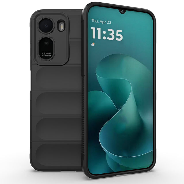 Xiaomi Redmi A7 Pro Kılıf Esnek TPU Oyuklu Arka Yüzey Tasarımlı Zore Etnik Silikon Kapak