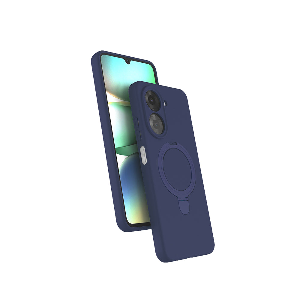 Xiaomi Redmi A7 Pro Kılıf M-safe Şarj Özellikli Standlı Zore Samara Kapak