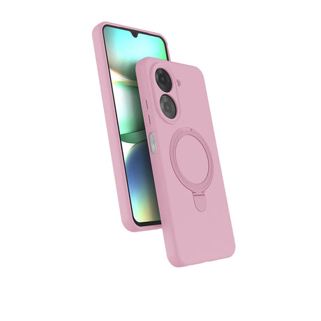 Xiaomi Redmi A7 Pro Kılıf M-safe Şarj Özellikli Standlı Zore Samara Kapak
