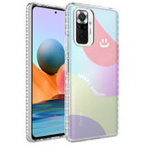Xiaomi Redmi Note 10 Pro Kılıf Airbag Kenarlı Renkli Desenli Silikon Zore Elegans Kapak