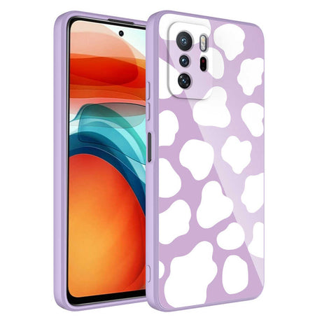 Xiaomi Redmi Note 10 Pro Kılıf Kamera Korumalı Desenli Sert Silikon Zore Epoksi Kapak