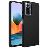 Xiaomi Redmi Note 10 Pro Kılıf Metal Çerçeve ve Buton Tasarımlı Silikon Zore Luna Kapak