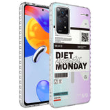 Xiaomi Redmi Note 11 Pro 5G Kılıf Airbag Kenarlı Renkli Desenli Silikon Zore Elegans Kapak