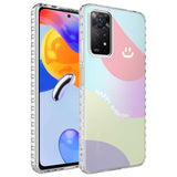 Xiaomi Redmi Note 11 Pro 5G Kılıf Airbag Kenarlı Renkli Desenli Silikon Zore Elegans Kapak