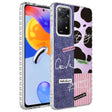 Xiaomi Redmi Note 11S Global Kılıf Airbag Kenarlı Renkli Desenli Silikon Zore Elegans Kapak