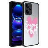 Xiaomi Redmi Note 12 5G Kılıf Aynalı Desenli Kamera Korumalı Parlak Zore Mirror Kapak