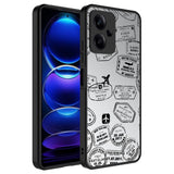 Xiaomi Redmi Note 12 5G Kılıf Aynalı Desenli Kamera Korumalı Parlak Zore Mirror Kapak