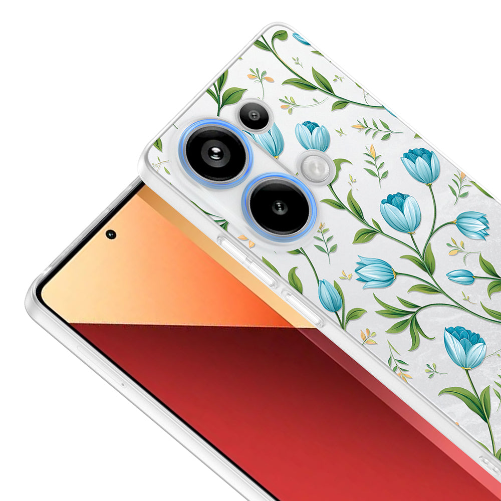 Xiaomi Redmi Note 13 Pro 4G Kılıf Kamera Korumalı Desenli Zore Klip Kapak