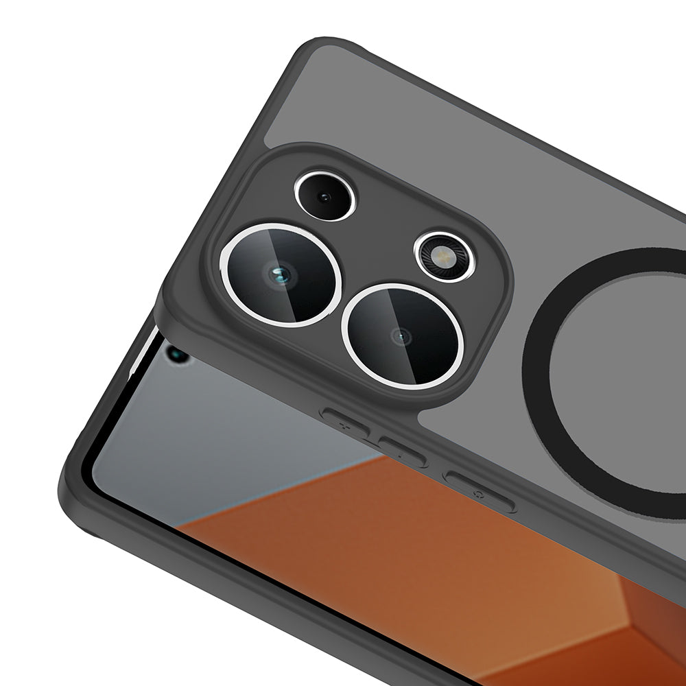 Xiaomi Redmi Note 13 Pro 4G Kılıf M-safe Şarj Özellikli Zore Babet Kapak
