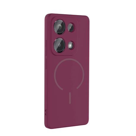 Xiaomi Redmi Note 13 Pro 4G Kılıf M-safe Şarj Özellikli Zore Meta Kapak