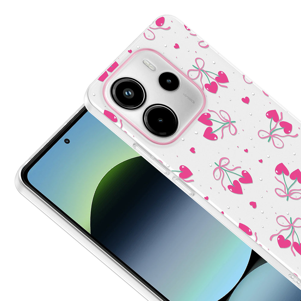 Xiaomi Redmi Note 14 4G Kılıf Kamera Korumalı Desenli Zore Klip Kapak