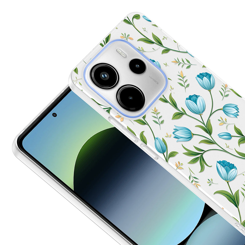 Xiaomi Redmi Note 14 4G Kılıf Kamera Korumalı Desenli Zore Klip Kapak