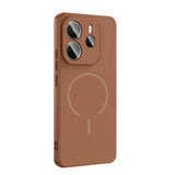 Xiaomi Redmi Note 14 4G Kılıf M-safe Şarj Özellikli Zore Meta Kapak