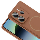 Xiaomi Redmi Note 14 4G Kılıf M-safe Şarj Özellikli Zore Meta Kapak