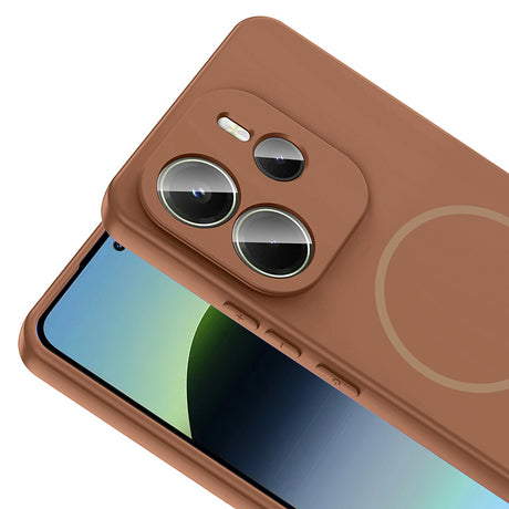 Xiaomi Redmi Note 14 4G Kılıf M-safe Şarj Özellikli Zore Meta Kapak