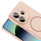 Xiaomi Redmi Note 14 4G Kılıf M-safe Şarj Özellikli Zore Meta Kapak