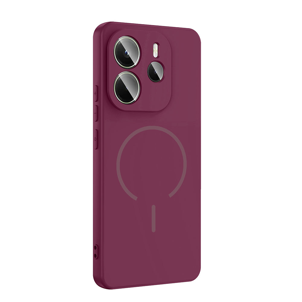 Xiaomi Redmi Note 14 4G Kılıf M-safe Şarj Özellikli Zore Meta Kapak