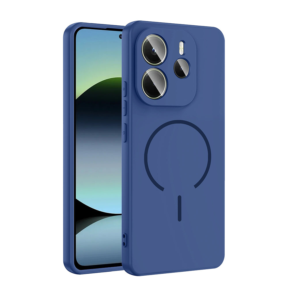 Xiaomi Redmi Note 14 4G Kılıf M-safe Şarj Özellikli Zore Meta Kapak