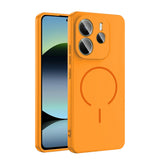 Xiaomi Redmi Note 14 4G Kılıf M-safe Şarj Özellikli Zore Meta Kapak