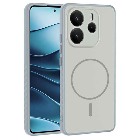 Xiaomi Redmi Note 14 4G Kılıf M-safe Şarj Özellikli Zore Tea Kapak
