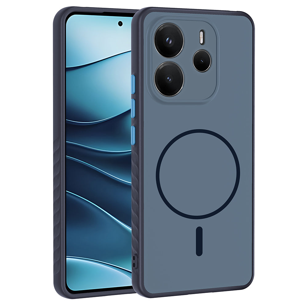 Xiaomi Redmi Note 14 4G Kılıf M-safe Şarj Özellikli Zore Tea Kapak