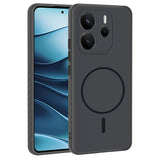Xiaomi Redmi Note 14 4G Kılıf M-safe Şarj Özellikli Zore Tea Kapak