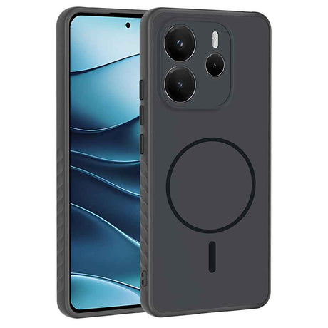 Xiaomi Redmi Note 14 4G Kılıf M-safe Şarj Özellikli Zore Tea Kapak