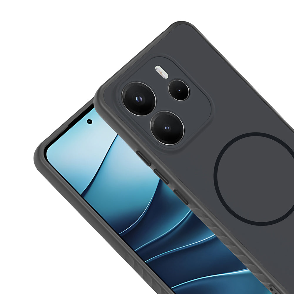 Xiaomi Redmi Note 14 4G Kılıf M-safe Şarj Özellikli Zore Tea Kapak