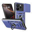 Xiaomi Redmi Note 14 4G Kılıf Magnetik Standlı Kamera Korumalı Zore Sürgülü Vega Kapak