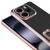 Xiaomi Redmi Note 14 5G Kılıf Kamera Korumalı Logo Gösteren Zore Omega Kapak