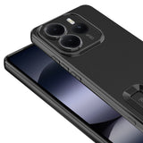 Xiaomi Redmi Note 14 5G Kılıf Kamera Korumalı Logo Gösteren Zore Omega Kapak