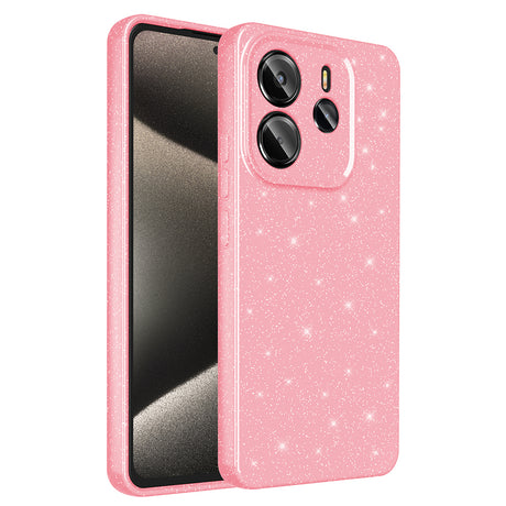 Xiaomi Redmi Note 14 Kılıf Kamera Korumalı Simli Lüks Zore Koton Kapak
