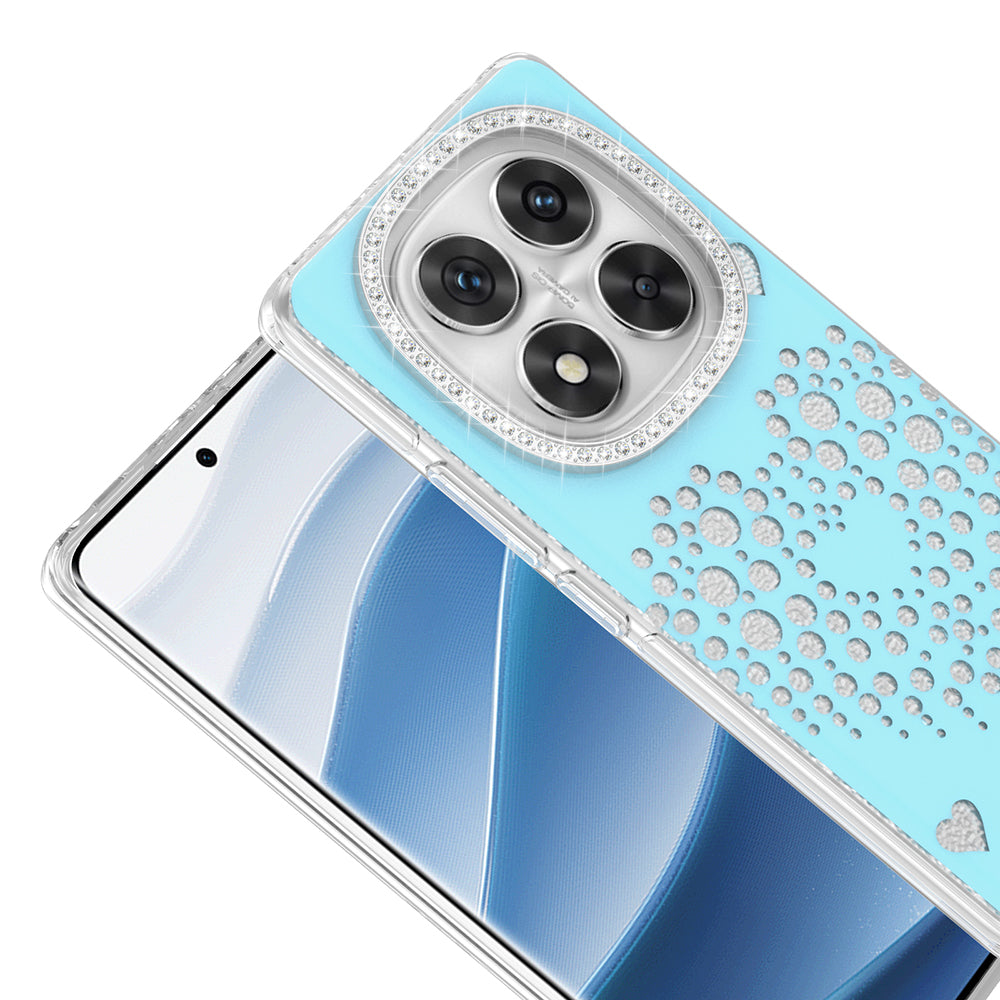 Xiaomi Redmi Note 14 Pro 4G Kılıf Damla Taşlı Zore Rivas Sert PC Kapak