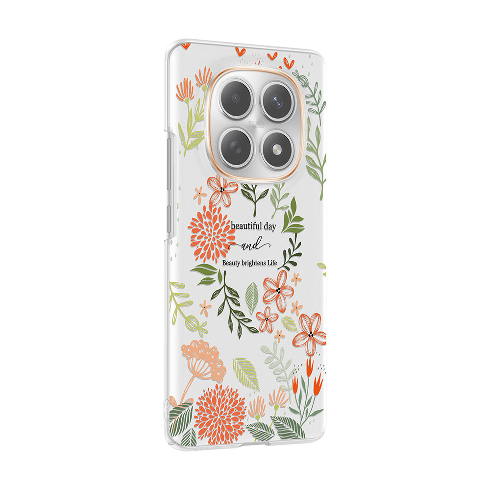 Xiaomi Redmi Note 14 Pro 4G Kılıf Kamera Korumalı Desenli Zore Klip Kapak