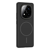 Xiaomi Redmi Note 14 Pro 4G Kılıf M-safe Şarj Özellikli Zore Ruby Sert Kapak